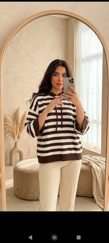 بافت زنانه کلاهدار رینگی