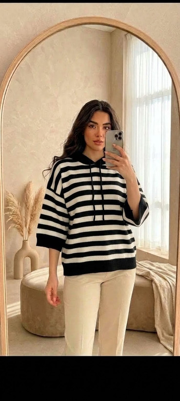 بافت زنانه کلاهدار رینگی
